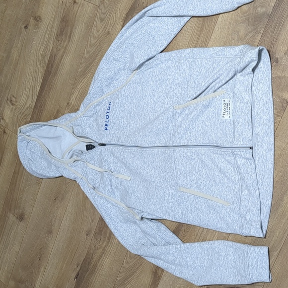 Rhone x Peloton Gray Full Zip Cotton Blend Hoodie Sweatshirt Size XL - Picture 2 of 12